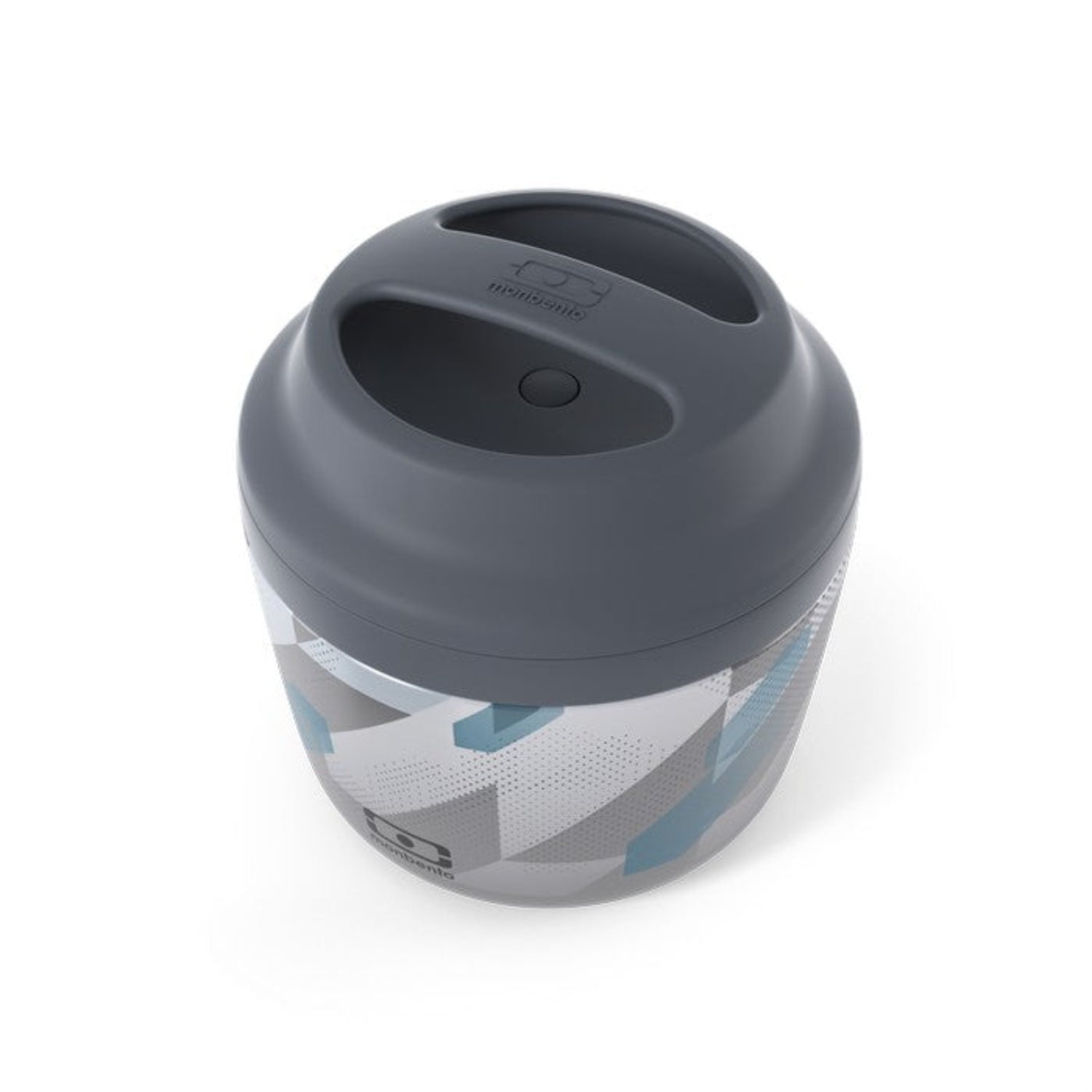 Monbento Element Graphic DImensions – termos obiadowy 550 ml. Utrzymuje ciepło do 10 h, 100% szczelny, stal nierdzewna 316. Idealny na zupy i obiady w podróży, kolor: szary