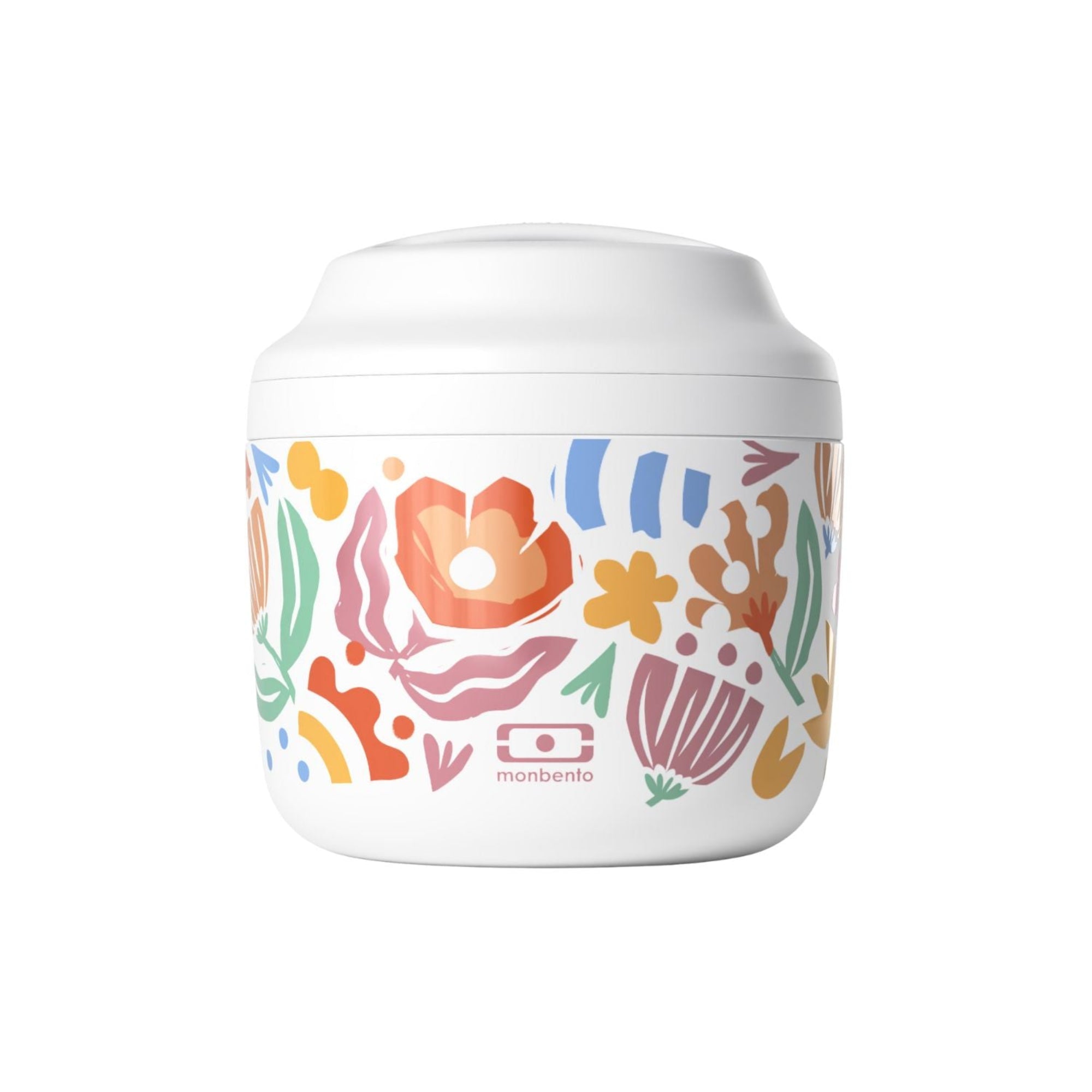 Monbento Element Papercut – termos obiadowy 550 ml. Utrzymuje ciepło do 10 h, 100% szczelny, stal nierdzewna 316. Idealny na zupy i obiady w podróży, kolor: kolorowy