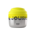 Monbento Element The Journey – termos obiadowy 550 ml. Utrzymuje ciepło do 10 h, 100% szczelny, stal nierdzewna 316. Idealny na zupy i obiady w podróży, kolor: srebny/żółty