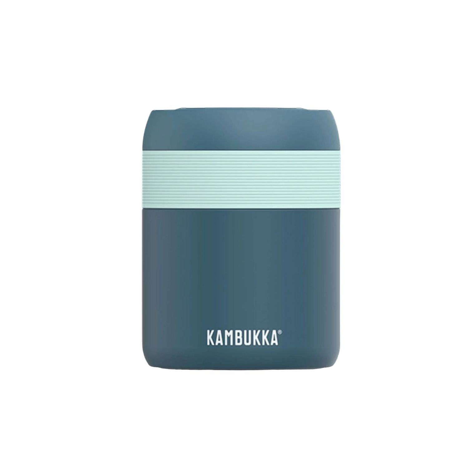 Termos obiadowy Kambukka Bora Deep Teal – szczelny, utrzymuje ciepło 9h, łatwe otwieranie, bez BPA, kompaktowy i trwały, kolor: zielony