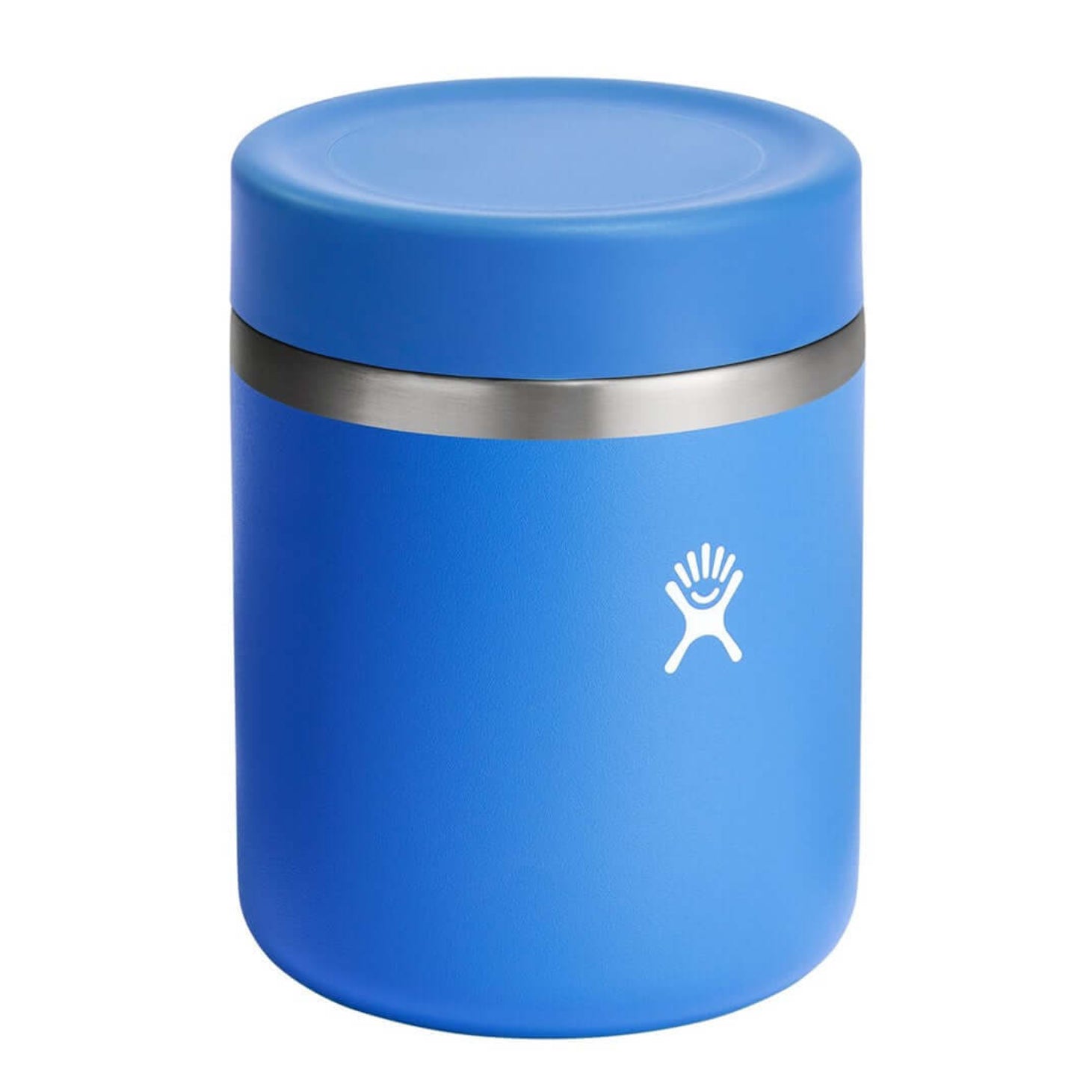 Termos obiadowy Hydro Flask Jar Cascade – niebieski, podwójne ścianki TempShield™, szczelny, trwały, bez BPA, do gorących i zimnych posiłków.