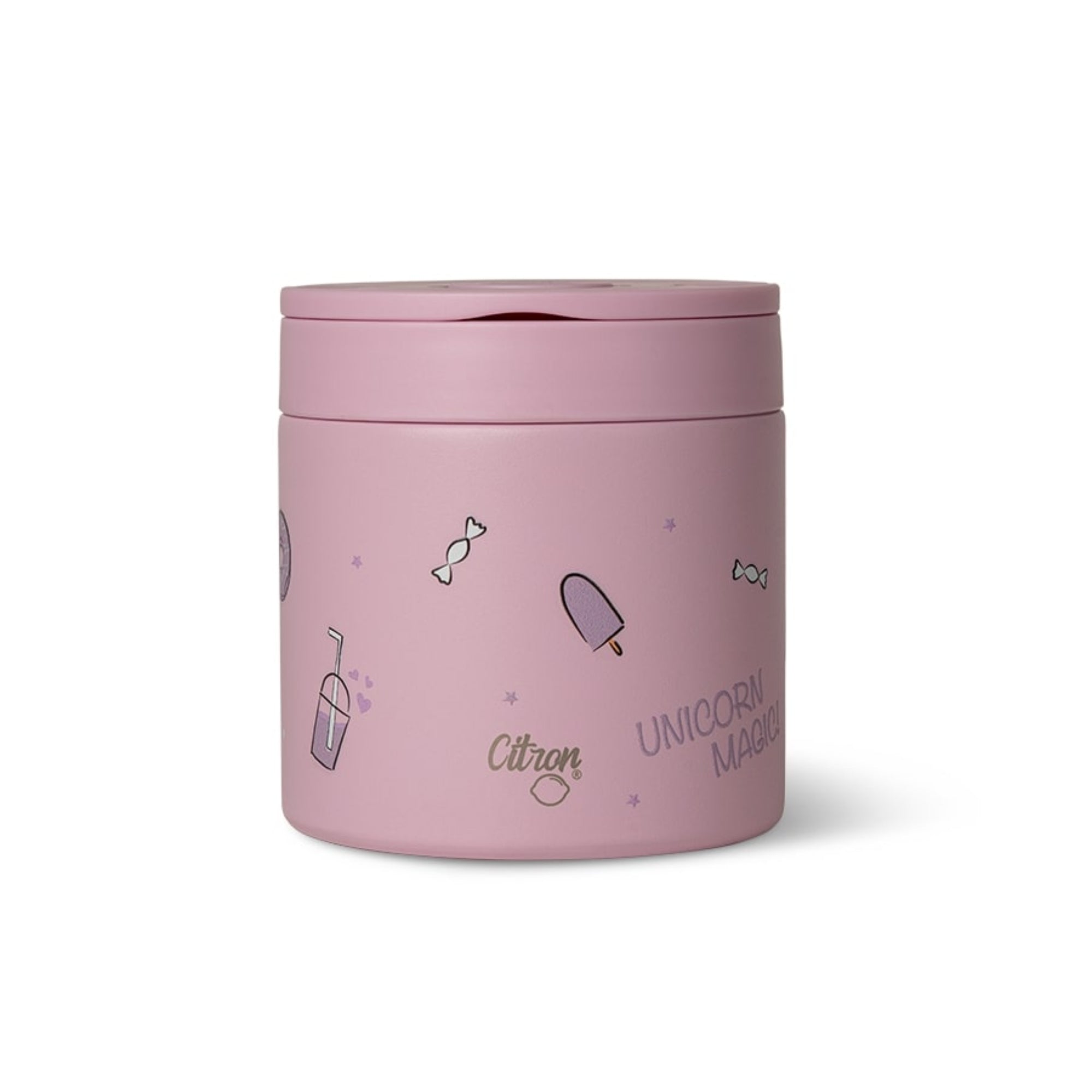 Termos obiadowy Citron Stormy Unicorn 350 ml dla dzieci – stal nierdzewna, szczelny, bez BPA, ciepło do 6h, wzór: jednorożce