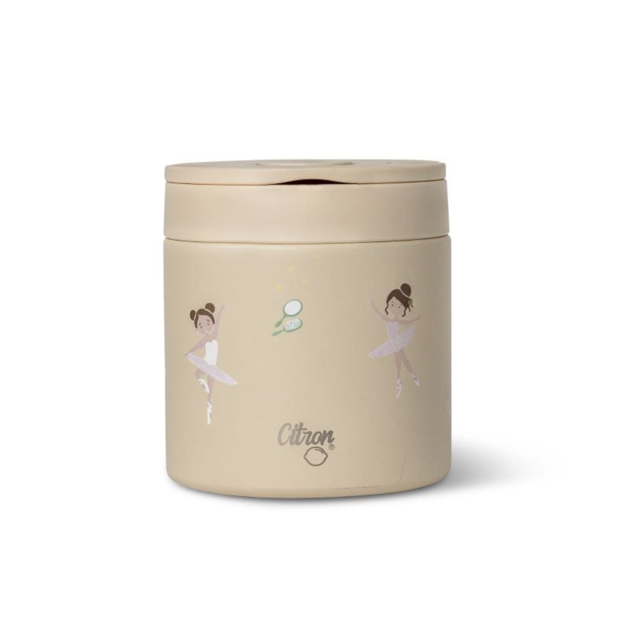 Termos obiadowy Citron Ballerina 350 ml dla dzieci – stal nierdzewna, szczelny, bez BPA, wzór baletnice, ,ciepło do 6h