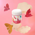 Monbento Capsule Birds – termos dla dzieci 280 ml. Utrzymuje ciepło do 5 h, 100% szczelny i lekki. Idealny na zupę, owsiankę czy makaron w podróży, wzór: ptaszki