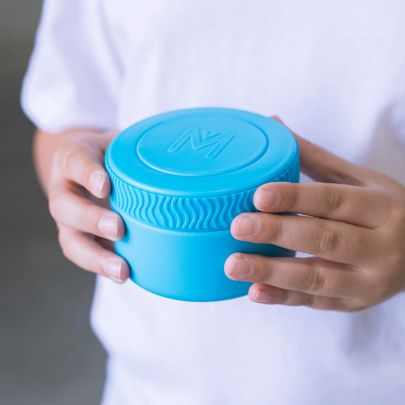 MontiiCo Food Jar Coastal 200 ml – termos dla dzieci, szczelny, utrzymuje ciepło do 5 h, idealny do szkoły, kolor: niebieski