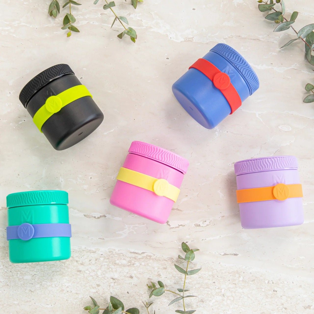 MontiiCo Food Jar Midnight 400 ml – termos dla dzieci, szczelny, utrzymuje ciepło do 7 h, idealny do szkoły, kolor: czarny