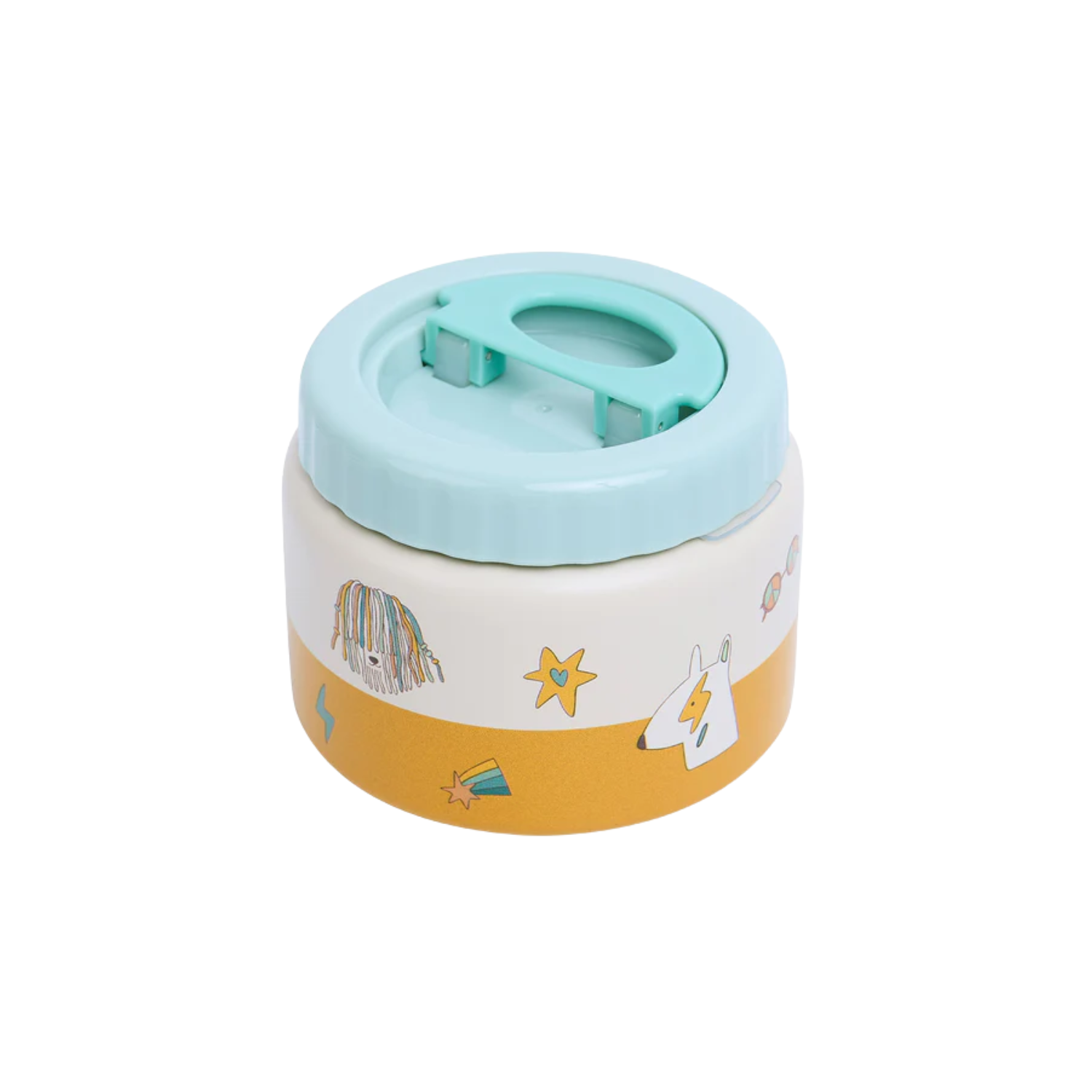 Termos obiadowy The Cotton Cloud – 350 ml, utrzymuje ciepło do 6 h, idealny do szkoły i przedszkola, wzór: pieski