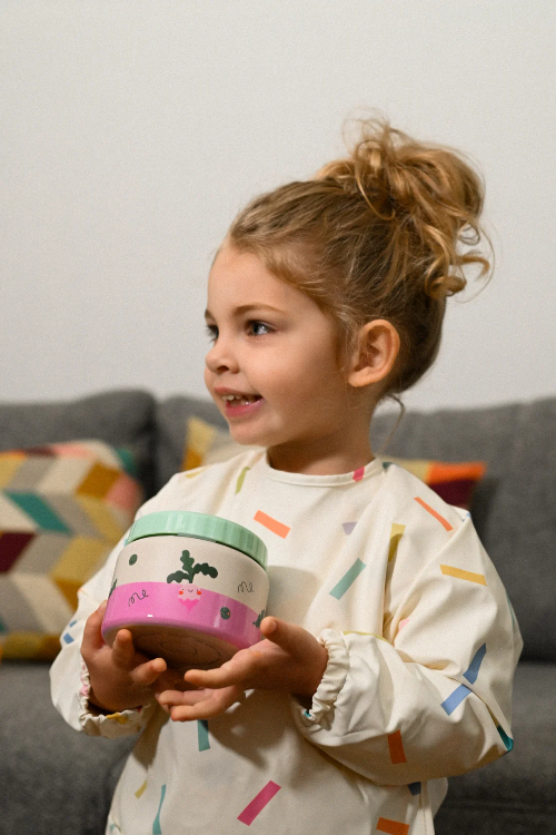 Termos obiadowy The Cotton Cloud – 350 ml, utrzymuje ciepło do 6 h, idealny do szkoły i przedszkola, wzór: warzywa