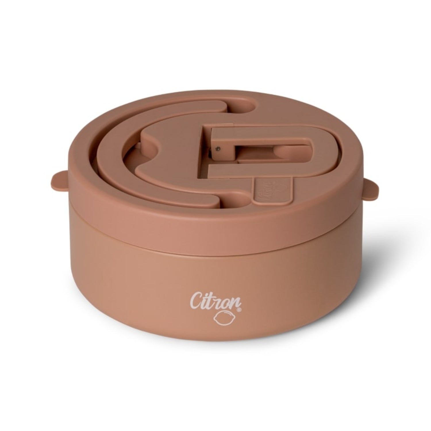 Termos obiadowy Citron 400 ml Blush Pink z podziałką – stal nierdzewna, szczelny, bez BPA, ciepło do 5h, zimno do 7h