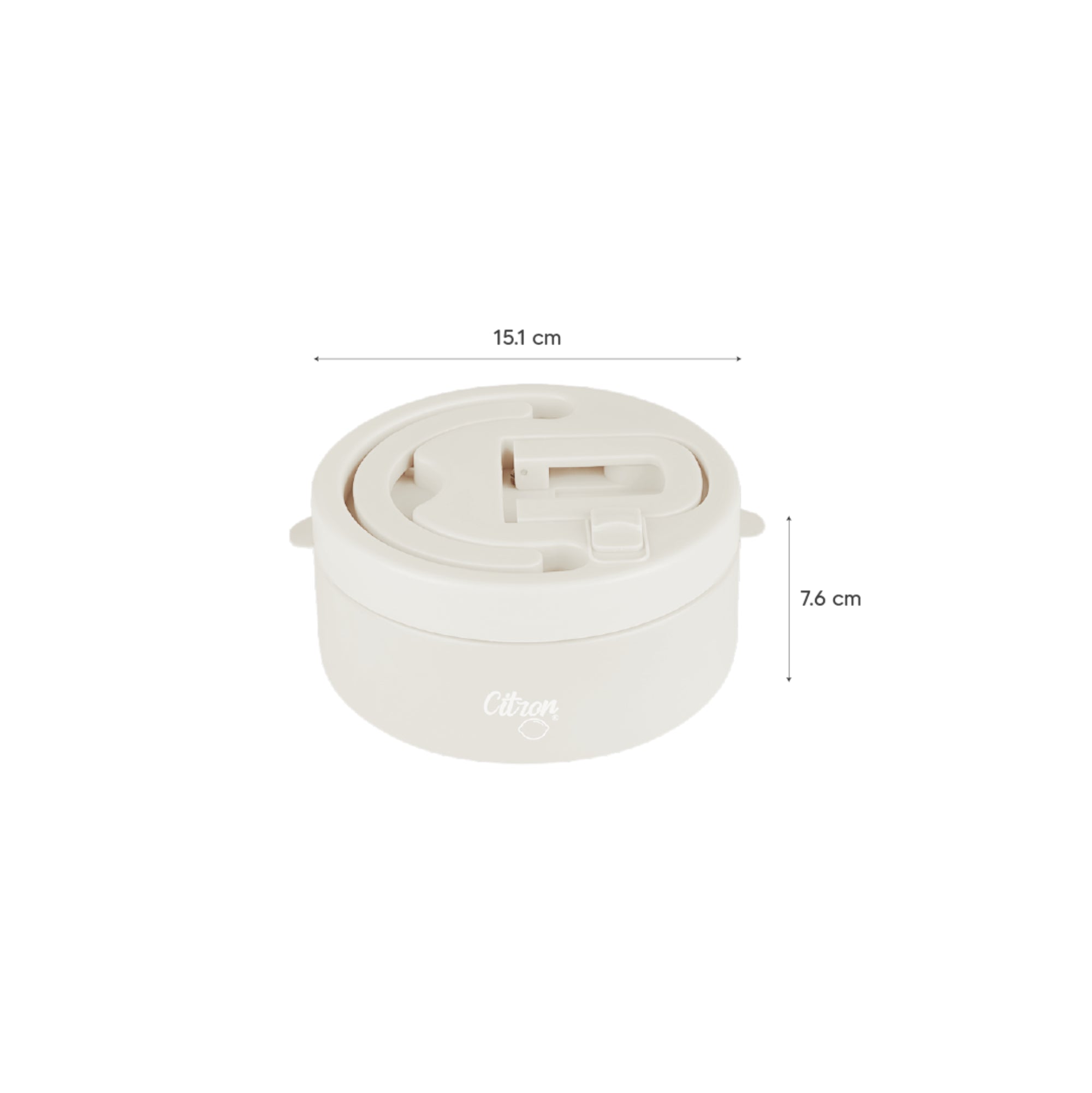 Termos obiadowy z podziałką Citron 400ml - wymiary