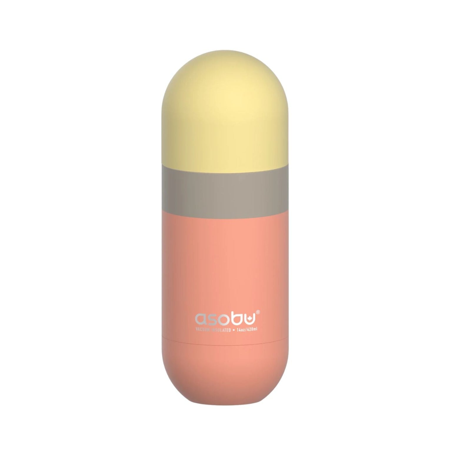 Termos z powłoką ceramiczną Asobu Orb 420 ml Pastel Peach