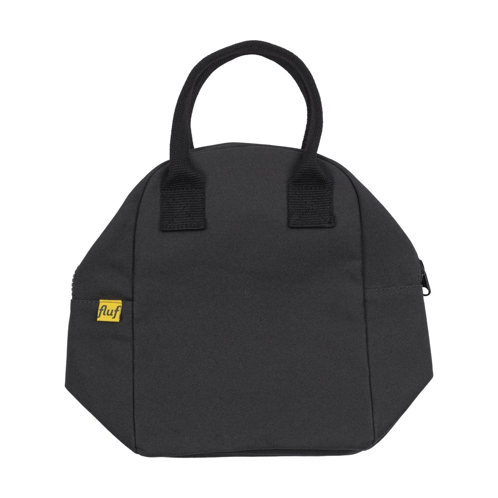 Fluf Carbon Black – minimalistyczna czarna torba śniadaniowa do pracy