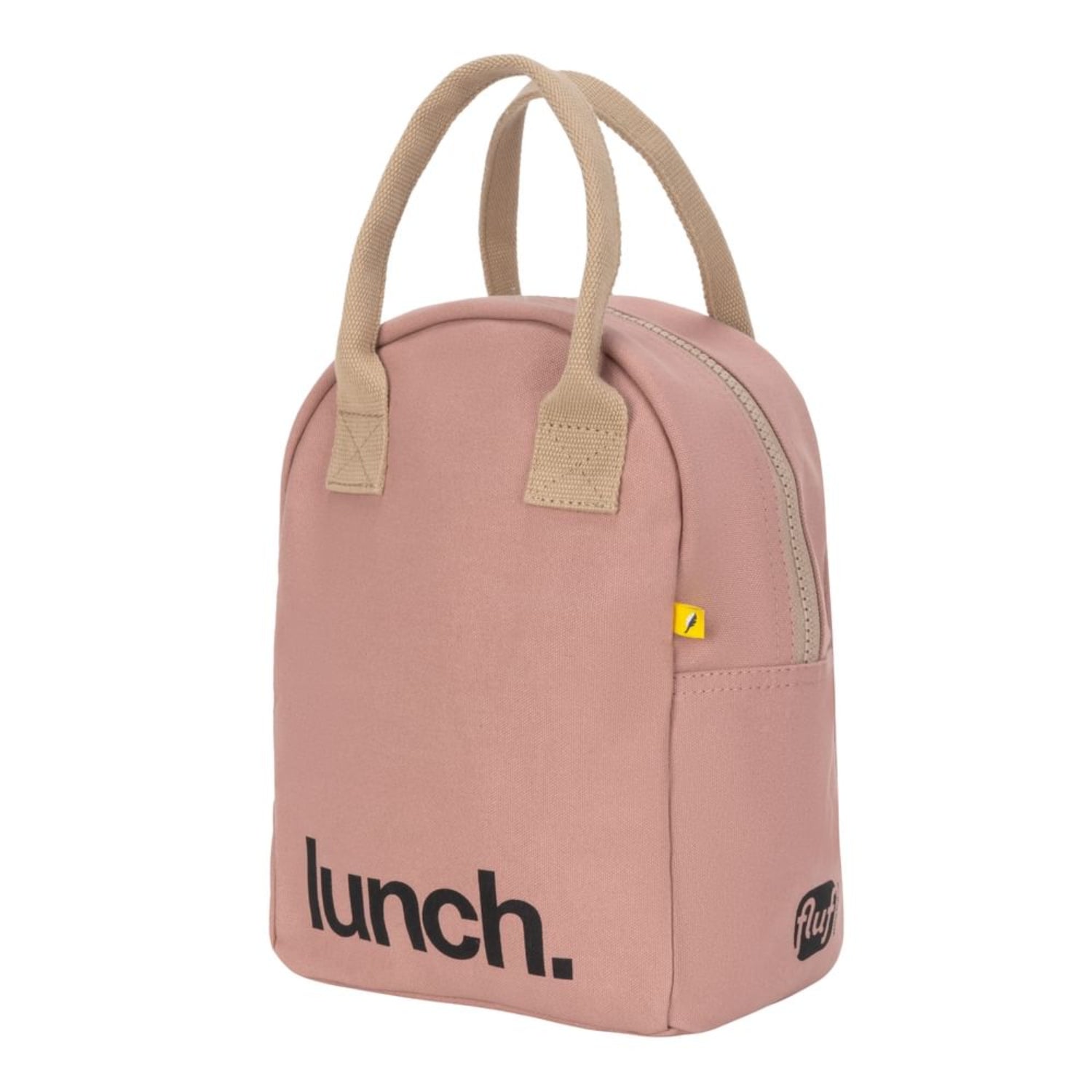 Torba termiczna na lunch Mauve Pink – ekologiczna, pojemna, z bawełny organicznej i RPET, wodoodporna i lekka, kolor: rózowy
