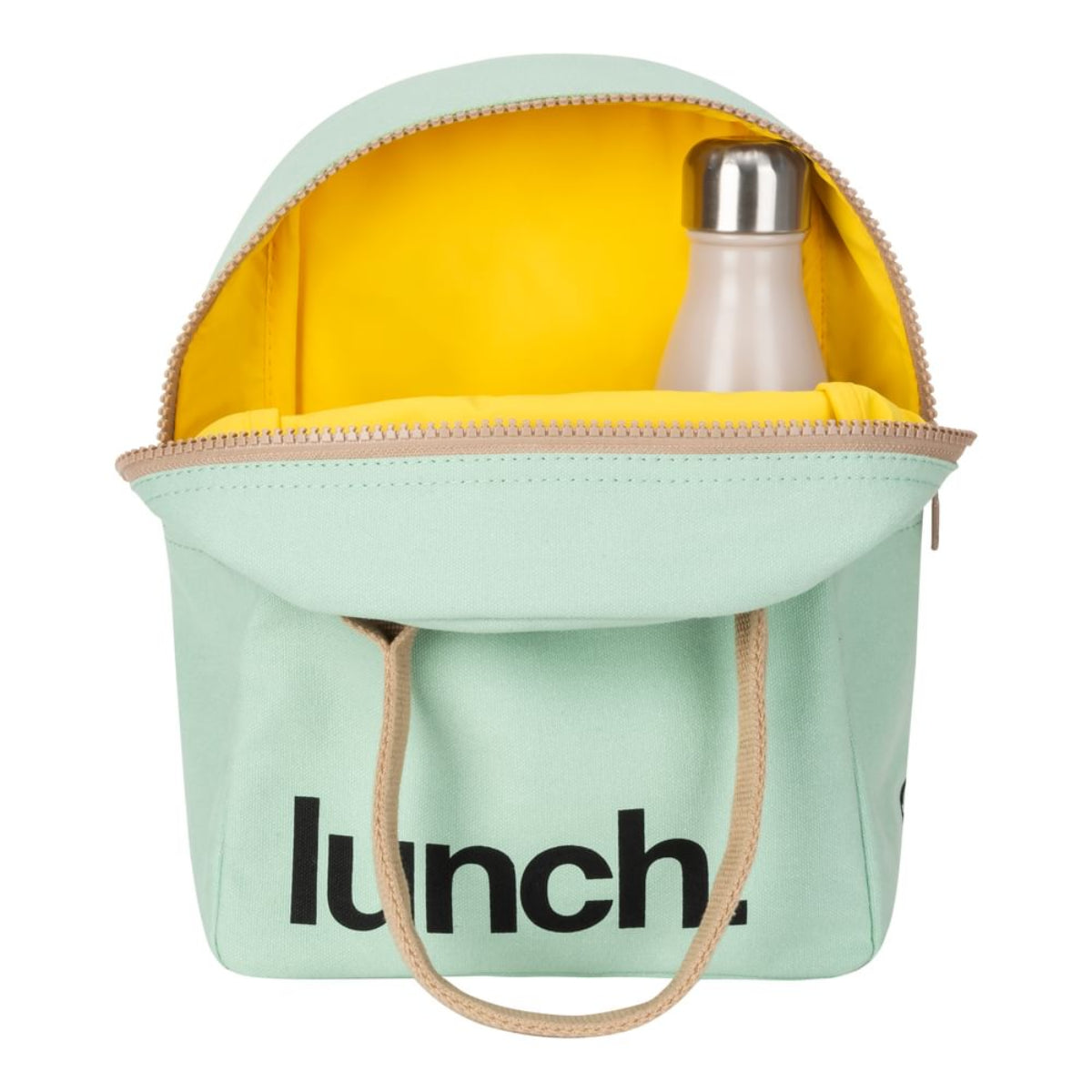 Torba termiczna na lunch Mint  – ekologiczna, pojemna, z bawełny organicznej i RPET, wodoodporna i lekka, kolor: różowy