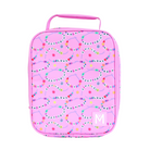 Torba termiczna MontiiCo Friends Forever L – dwie komory, wkład chłodzący, wodoodporna i trwała, kolor: różowy