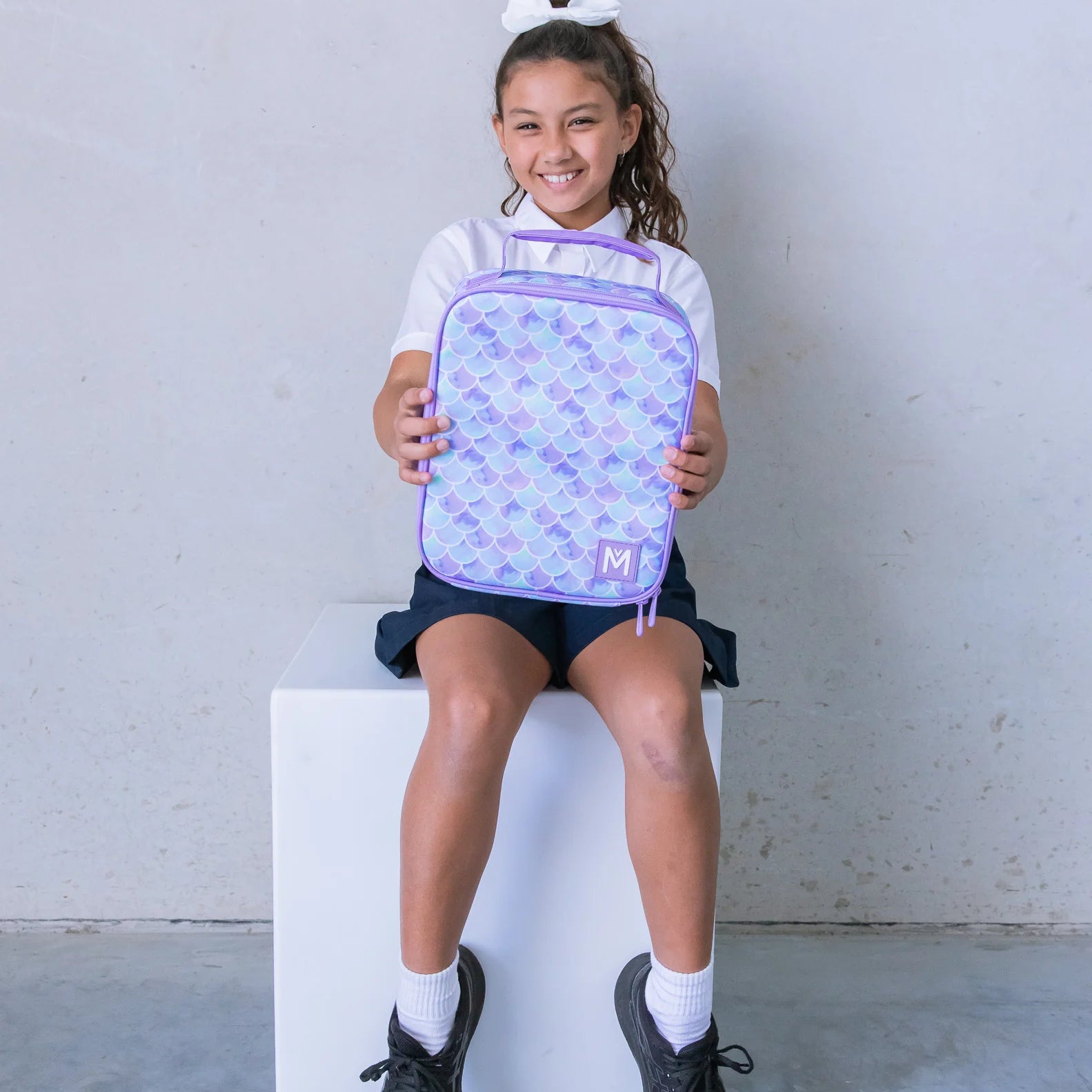 Torba termiczna MontiiCo Sea ShineL – dwie komory, wkład chłodzący, wodoodporna i trwała, kolor: fioletowa