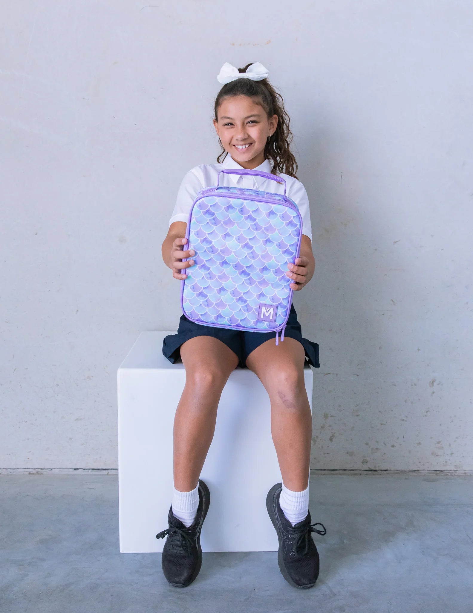 Torba termiczna MontiiCo Sea ShineL – dwie komory, wkład chłodzący, wodoodporna i trwała, kolor: fioletowa