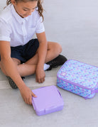 Torba termiczna MontiiCo Sea ShineL – dwie komory, wkład chłodzący, wodoodporna i trwała, kolor: fioletowa