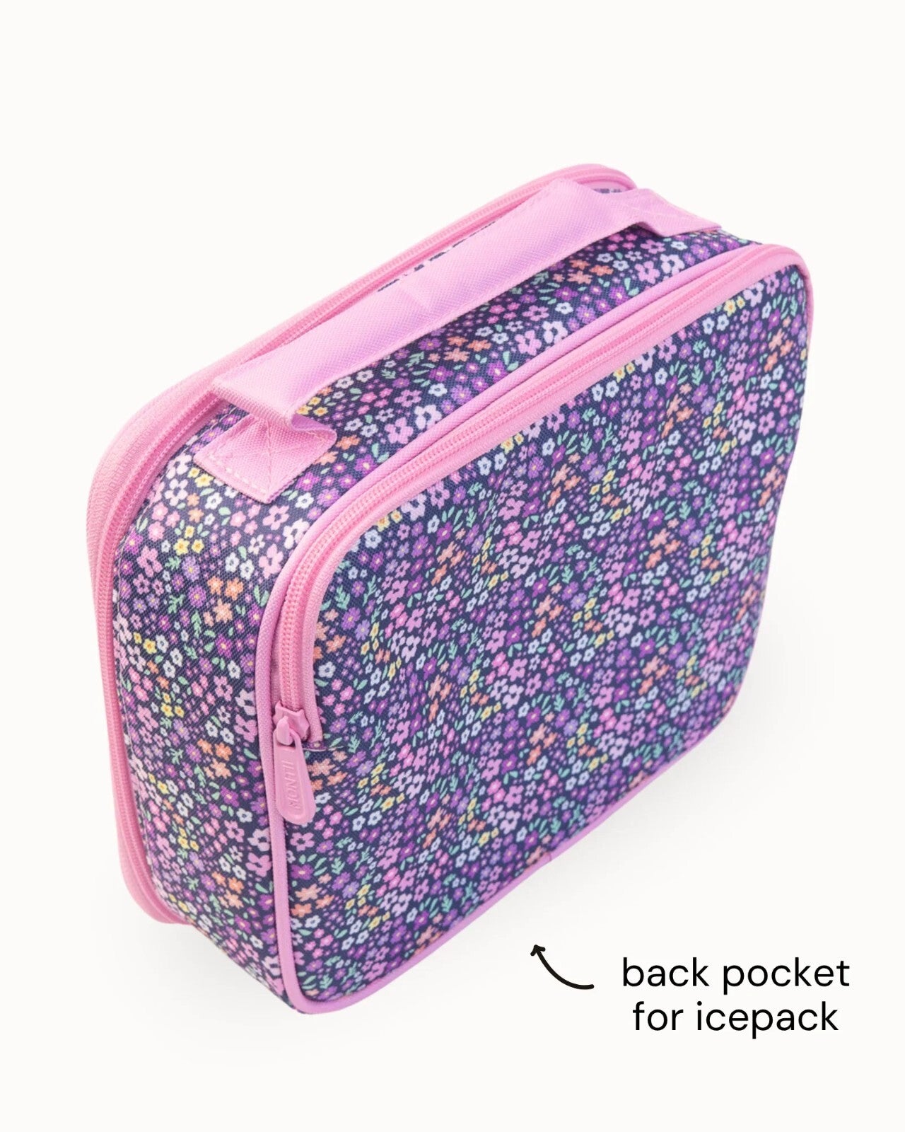 Praktyczna torba śniadaniowa MontiiCo Lunch Bag Meadow z solidnym dwustronnym zamkiem