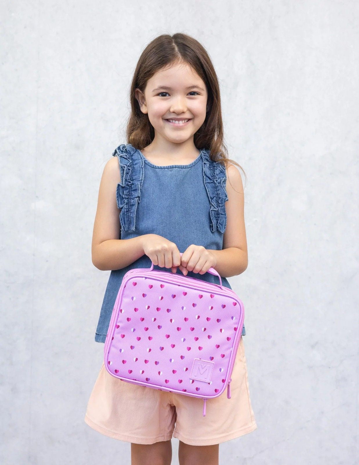 Dziewczęca torba termiczna Montiico Lunch Bag Sweetheart wykonana z bezpiecznych materiałów