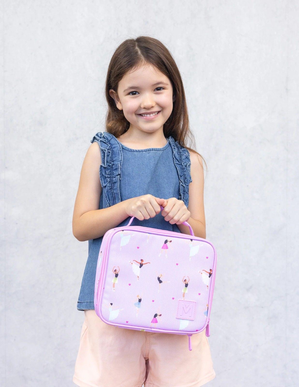 Wodoodporna różowa torba termiczna MontiiCo M Twirl wykonana z trwałego materiału