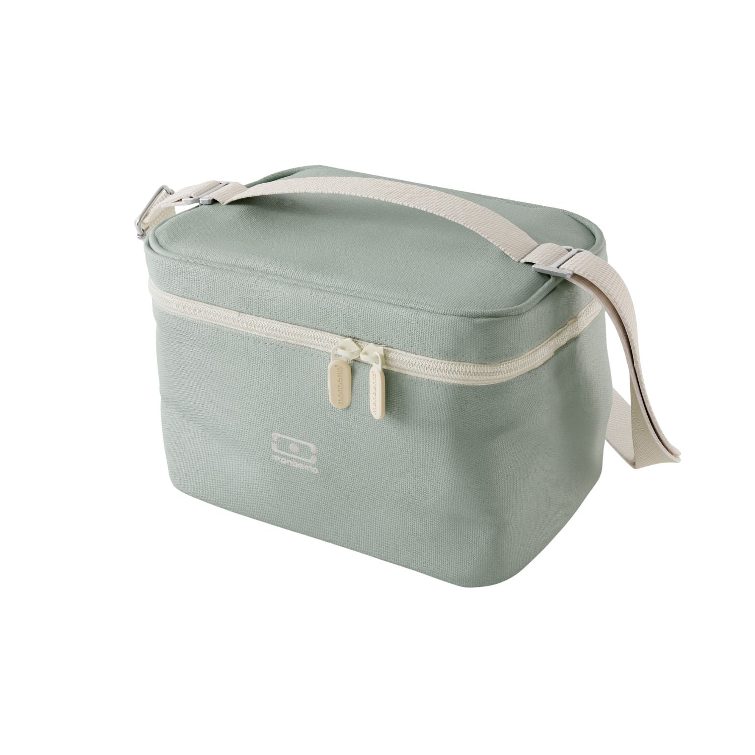 Monbento Arctic Natural Green – torba termiczna do lunchboxa, utrzymuje temperaturę posiłków, lekka i stylowa do pracy, szkoły i podróży, kolor: zielony