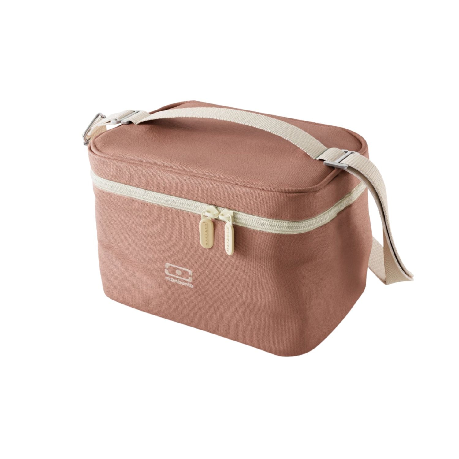 Monbento Arctic Pink Moka – torba termiczna do lunchboxa, utrzymuje temperaturę posiłków, lekka i stylowa do pracy, szkoły i podróży, kolor: różowy