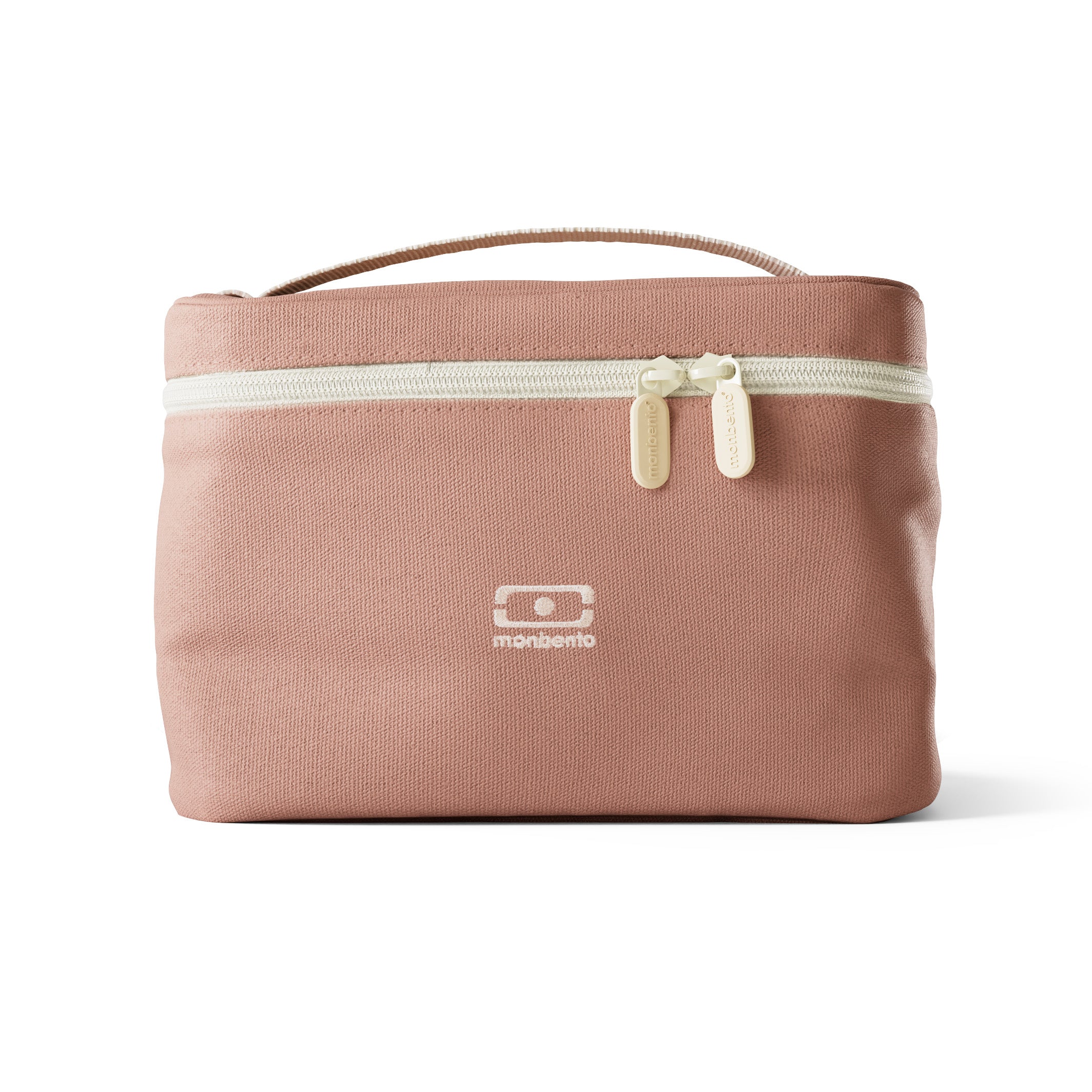 Monbento Arctic Pink Moka – torba termiczna do lunchboxa, utrzymuje temperaturę posiłków, lekka i stylowa do pracy, szkoły i podróży, kolor: różowy