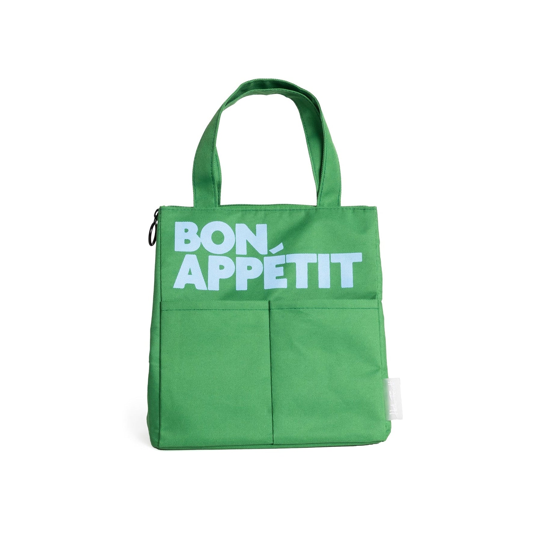 Torba termiczna na lunch Bon Appetit od Helio Ferretti – ciemnozielona, z zamkiem i kieszonkami na dodatki