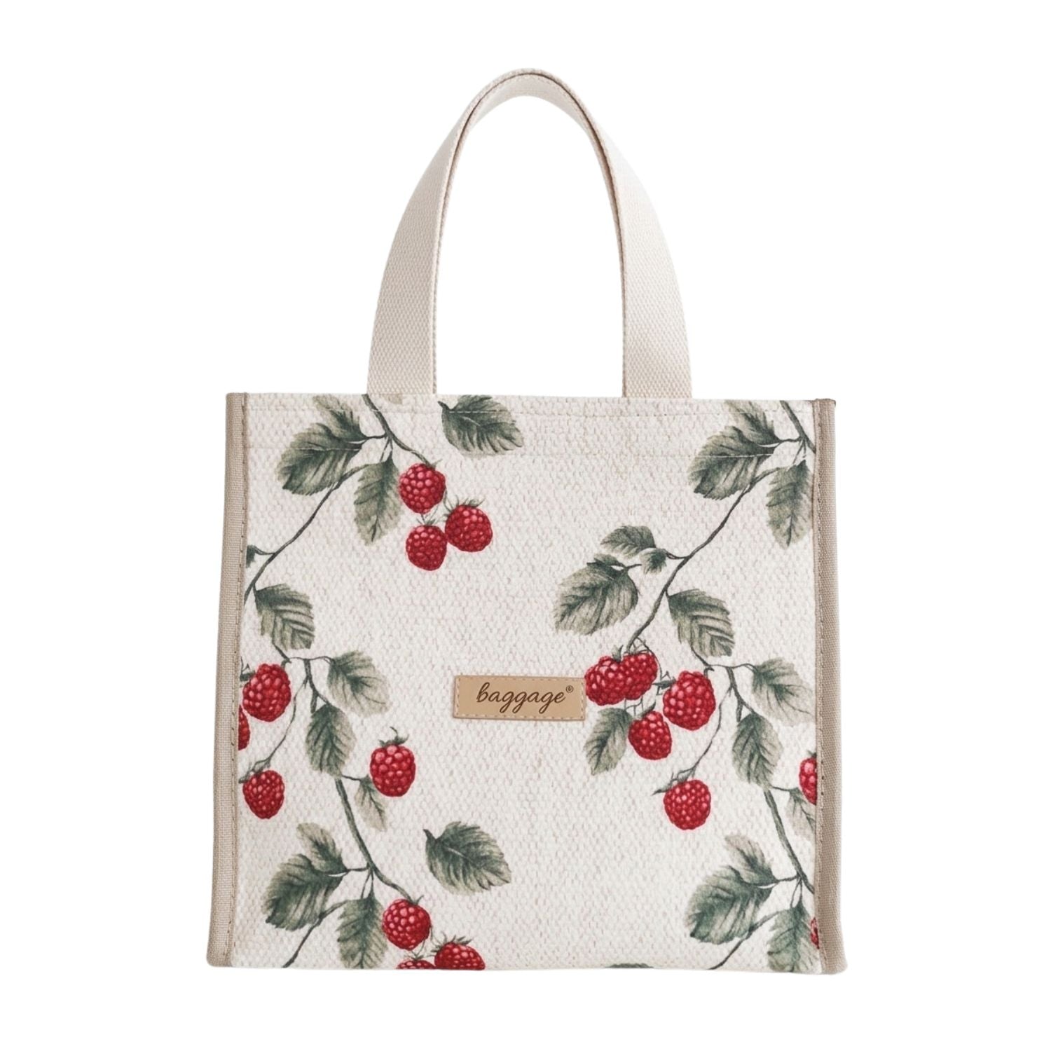 Torba termiczna na lunch Baggage Maliny z wzorem w czerwone owoce