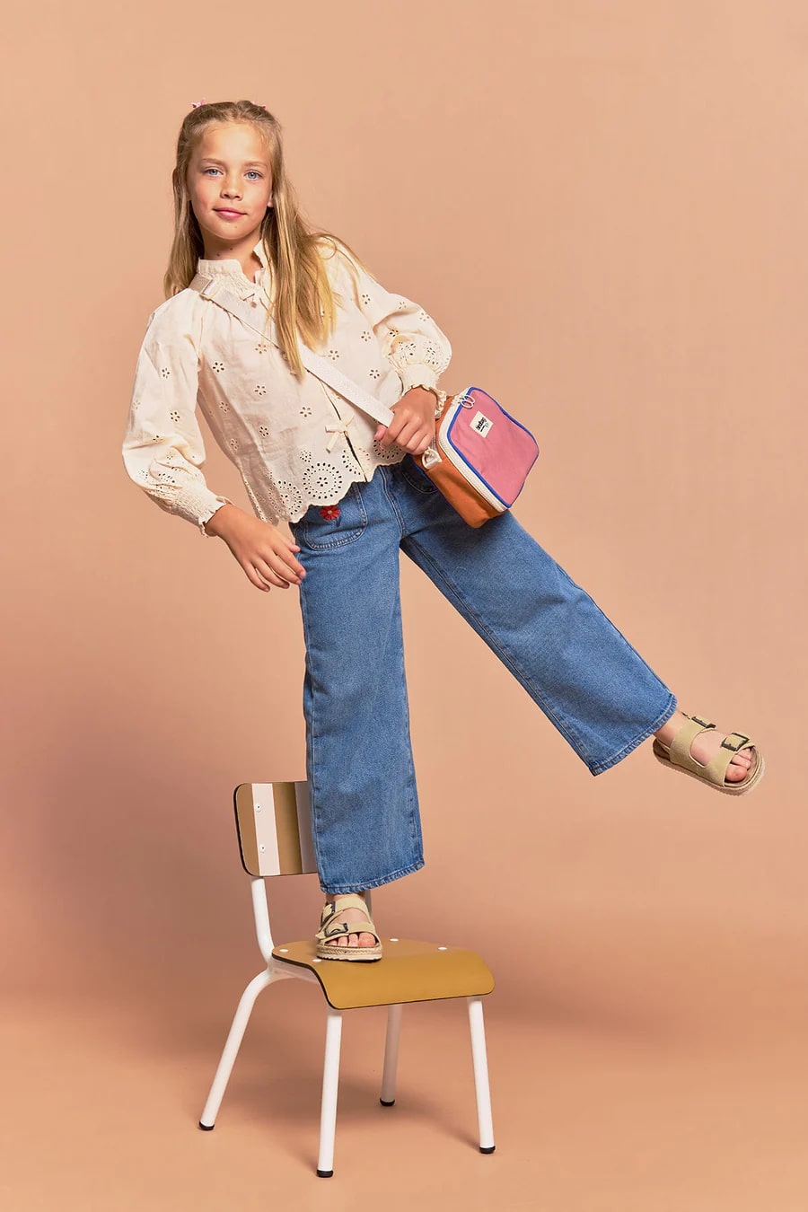 Torba termiczna z paskiem Elsa Hindbag - wygodna, eko, trwala, w stylu retro, izolacja termiczna, 100% bawełna organiczna, kolor: różowy