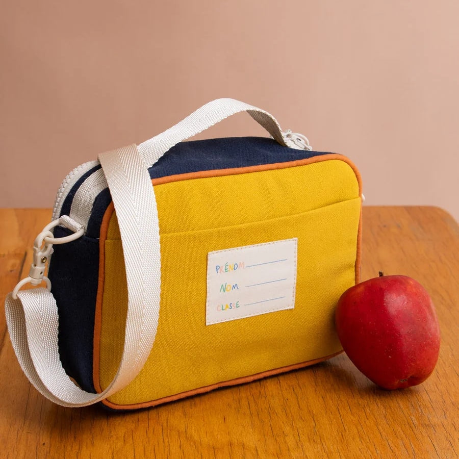 Torba termiczna z paskiem Elsa Hindbag - wygodna, eko, trwala, w stylu retro, izolacja termiczna, 100% bawełna organiczna, kolor: zielony