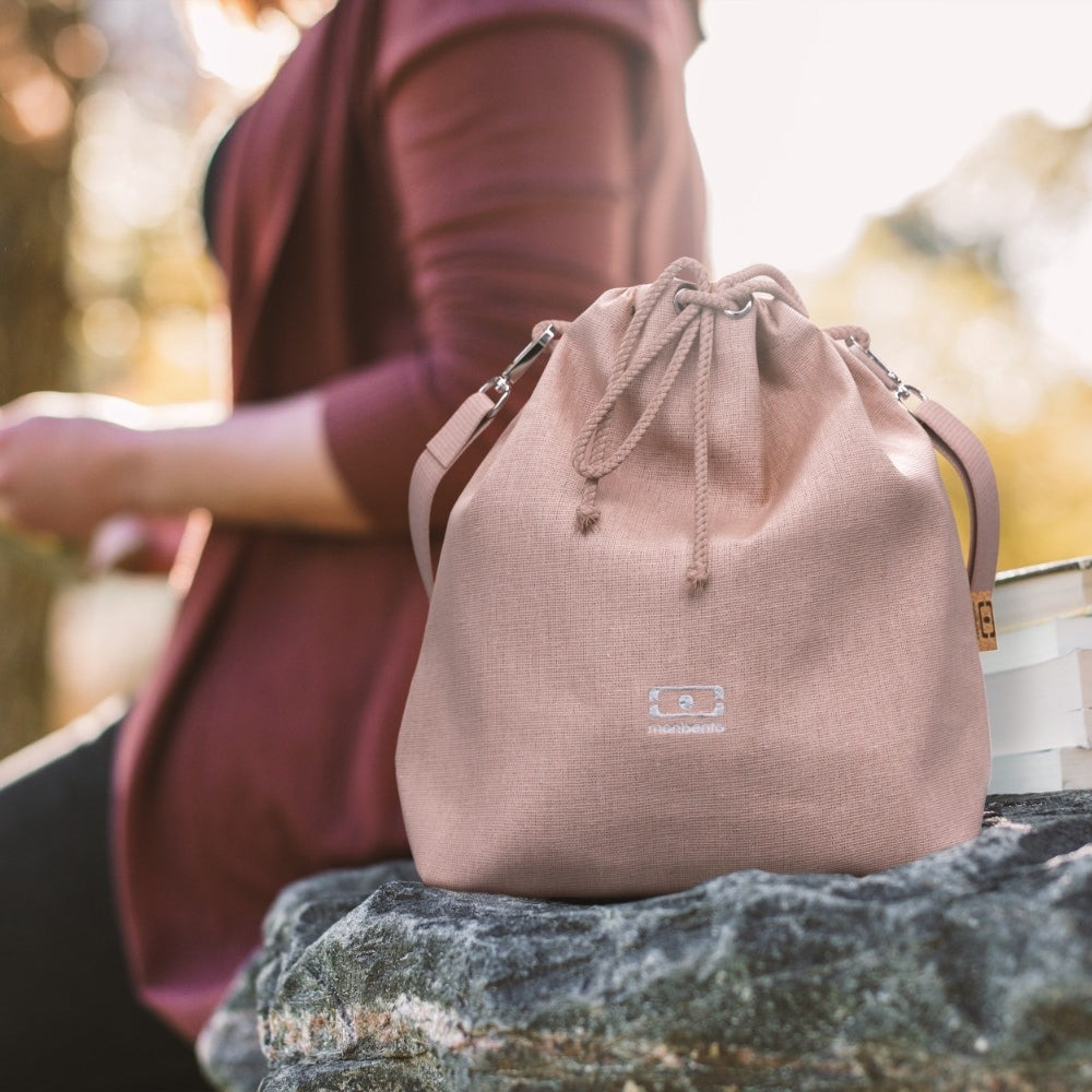 Monbento Lunchbag Pink Moka – wytrzymała torba termiczna wolna od BPA