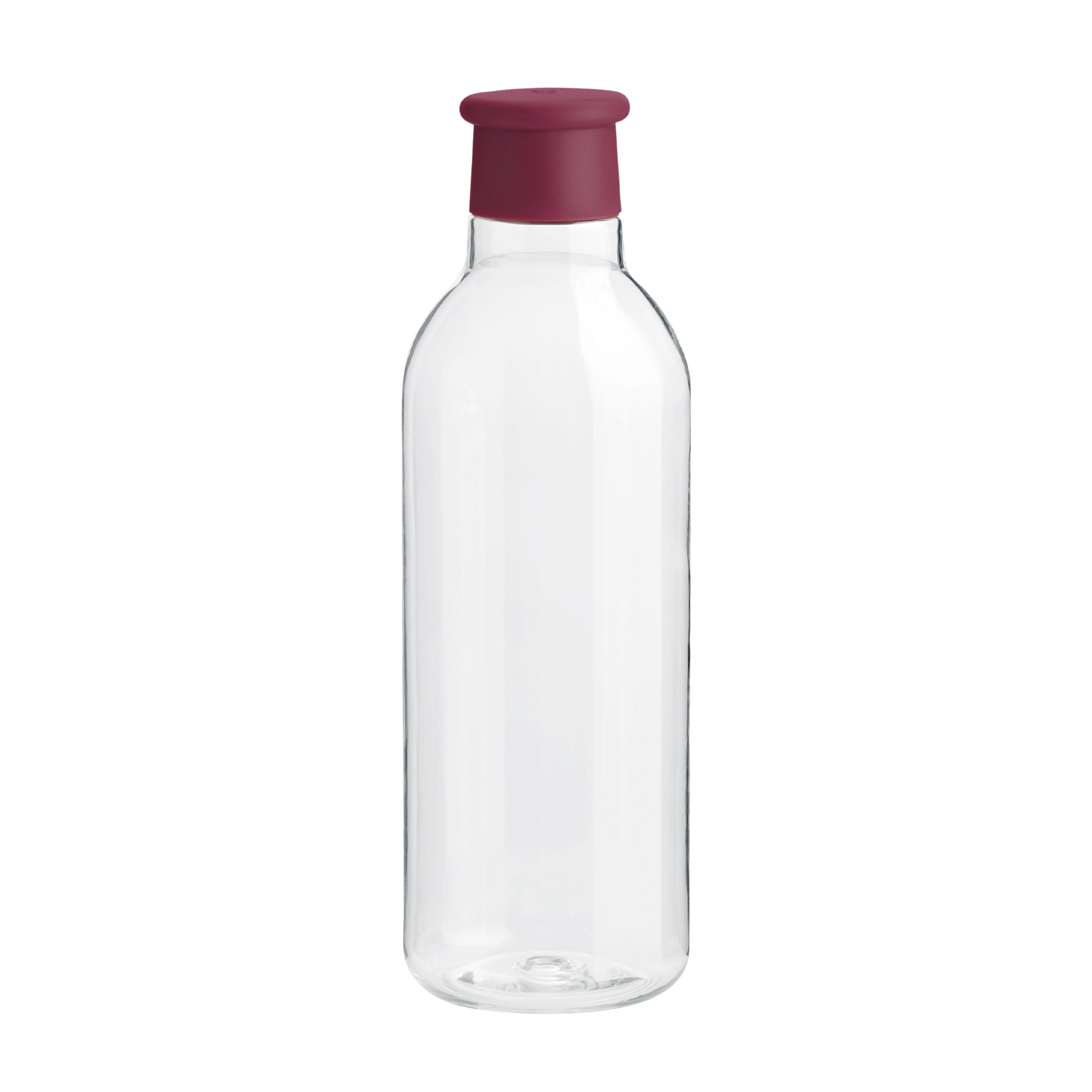 Butelka na wodę RIG-TIG DRINK IT Aubergine - 750 ml, tritanowa, lekka, szczelna i ekologiczna. Minimalistyczna butelka wielorazowa w fioletowym odcieniu.