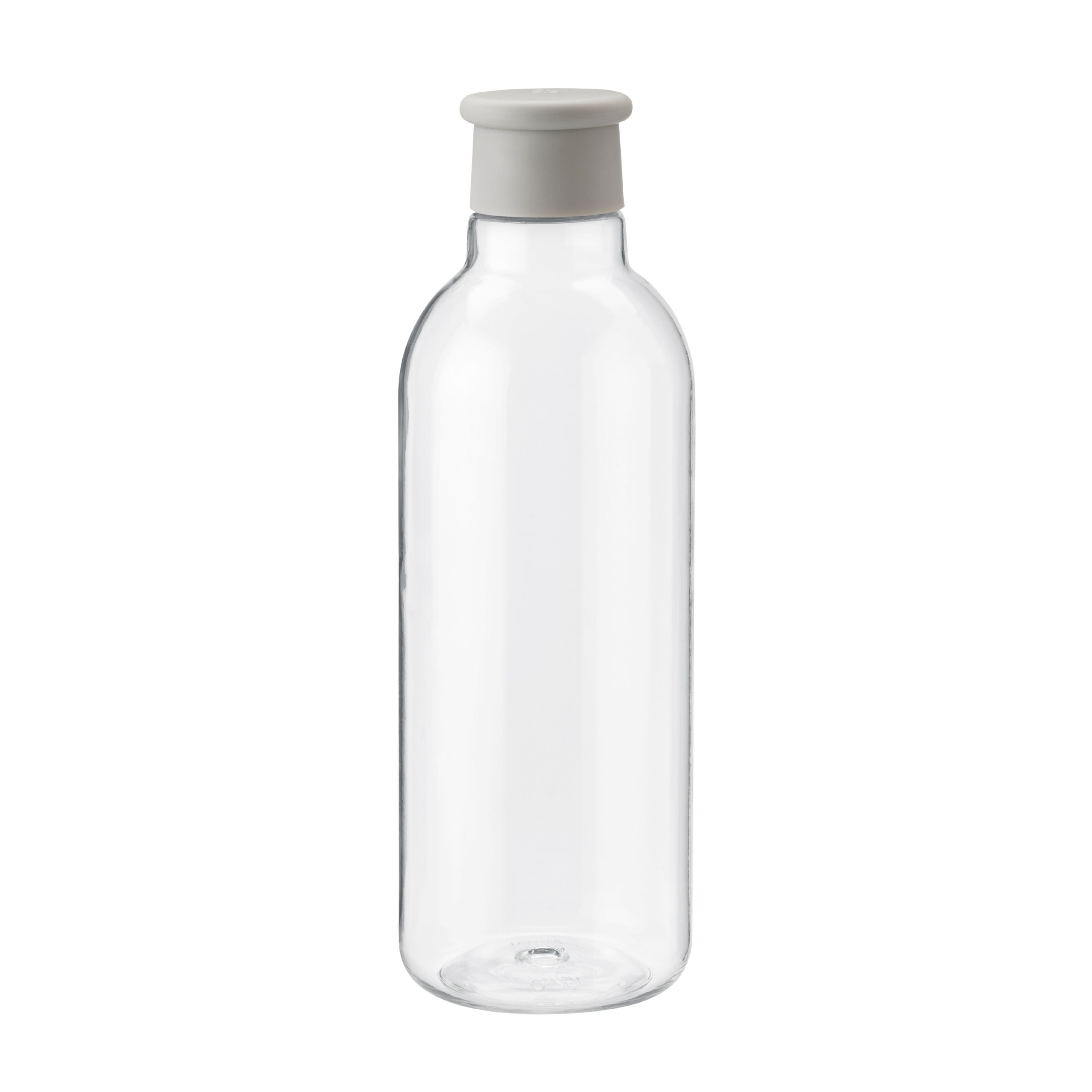 Butelka na wodę RIG-TIG DRINK IT Light Grey - 750 ml, tritanowa, lekka, szczelna i ekologiczna. Minimalistyczna butelka wielorazowa w szarym odcieniu.
