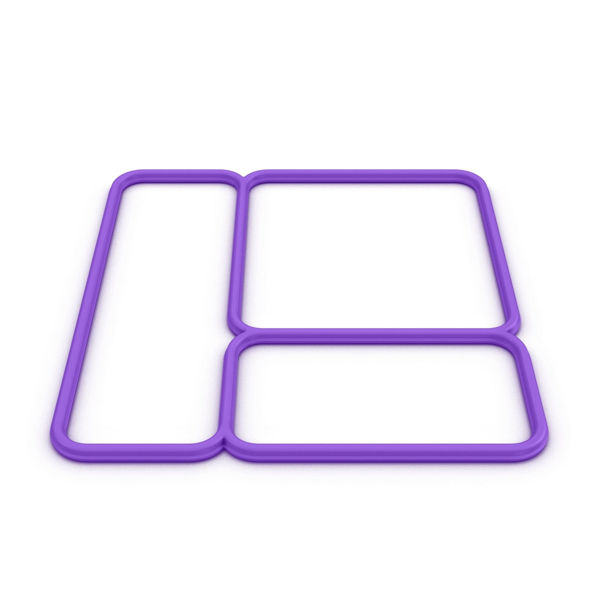 Uszczelka do śniadaniówki OmieBox – silikonowa, szczelna i bezpieczna, w kolorze Lilac Purple.