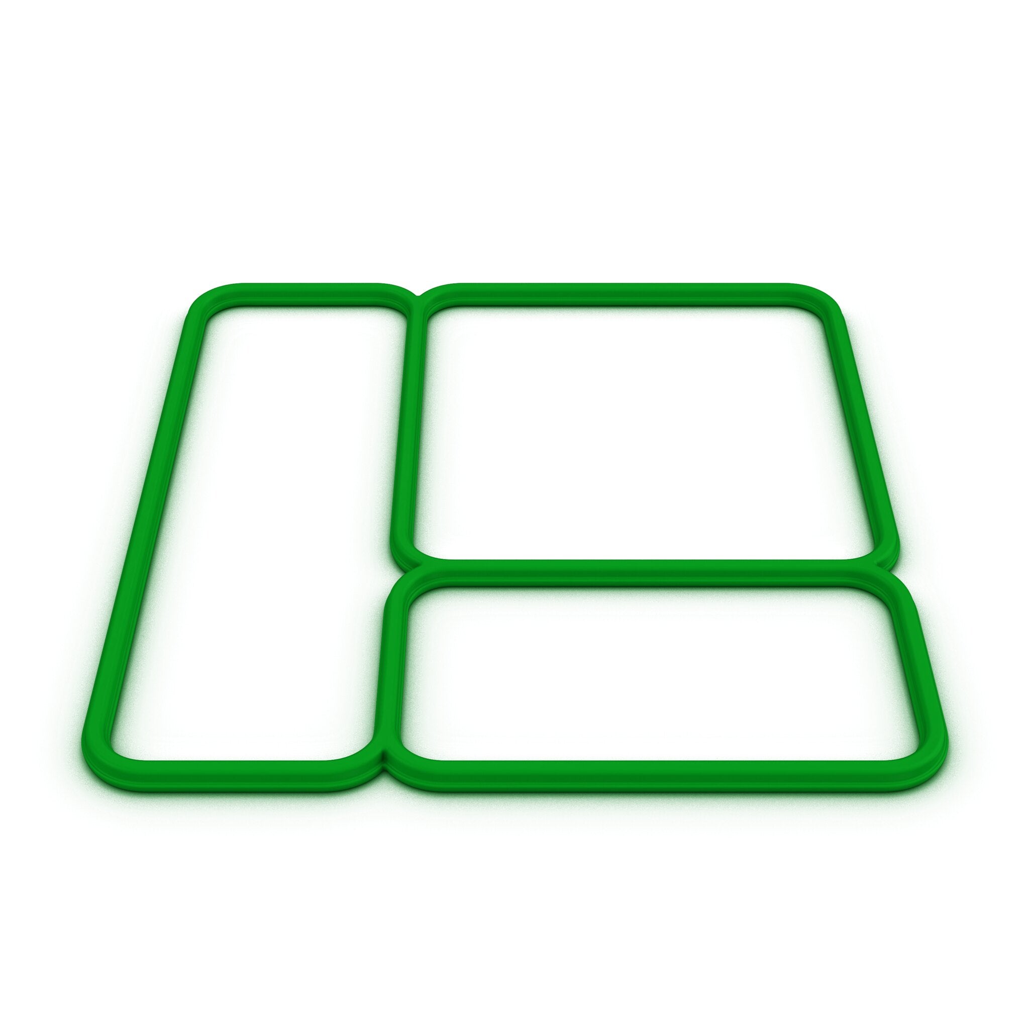 Uszczelka do śniadaniówki OmieBox – zielona, silikonowa, szczelna i bezpieczna, w kolorze Monster Blue