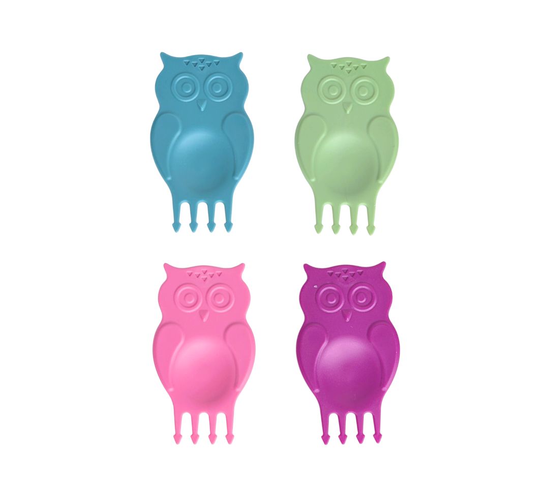 Mini widelczyki bento Pieksi Griffel Owl z motywem sowy