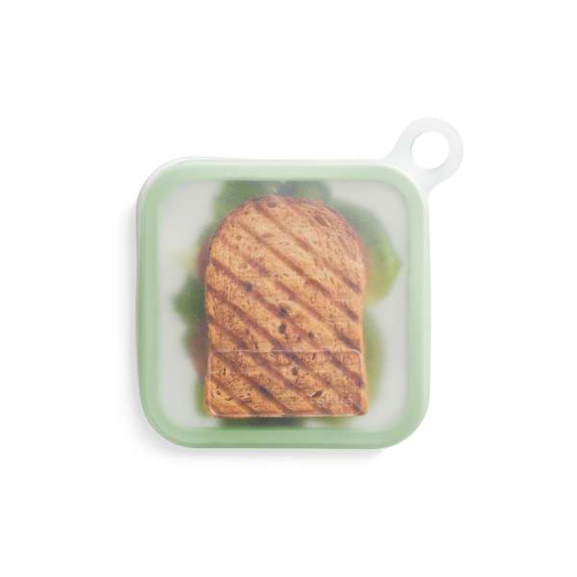 Wielorazowy pojemnik Lekue Reuse do kanapek, kwadratowy, bez BPA, idealny do szkoły i pracy.
