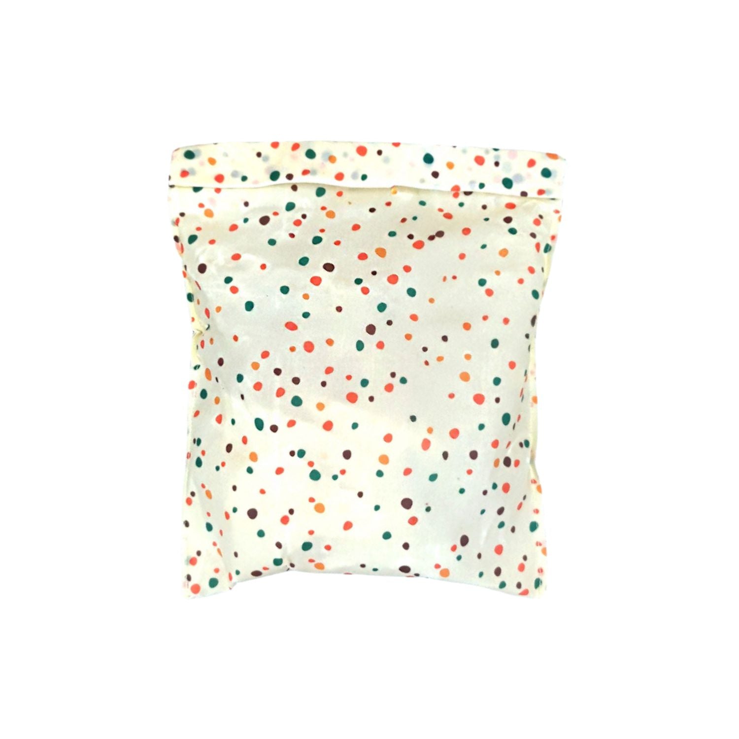 Woreczek na żywność BeePack Dots – wielorazowe opakowanie z bawełny, antybakteryjny, bez plastiku, wzór: kropki