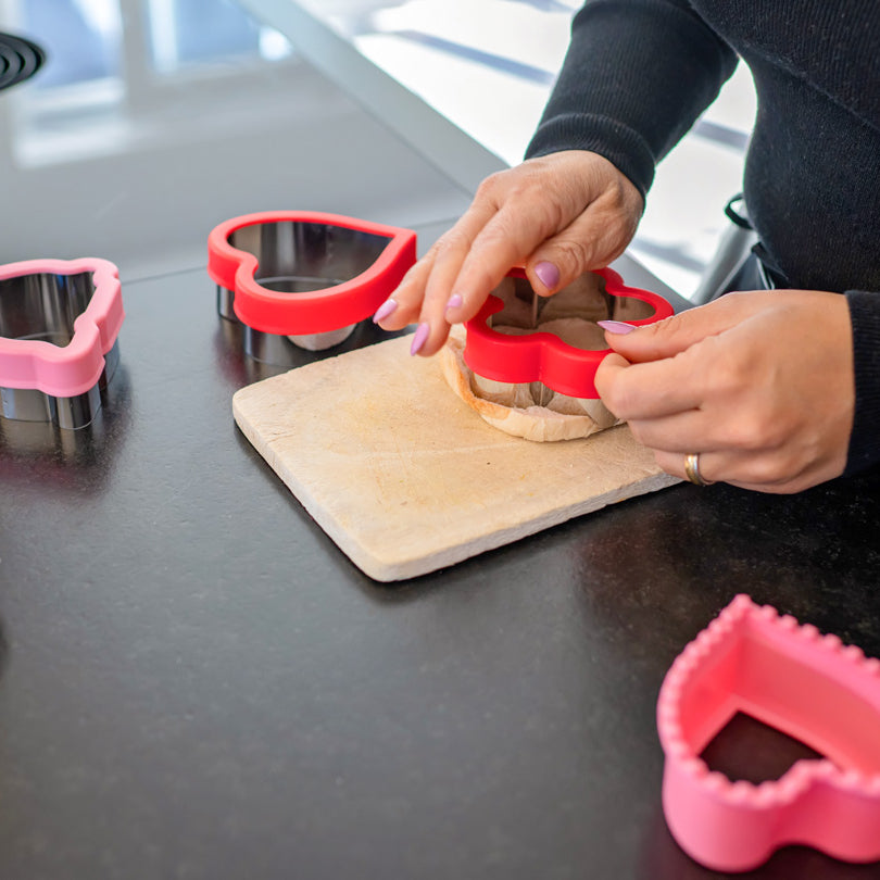 Wykrawacze Lekkabox króliki – zestaw 3 rozmiarów, stal nierdzewna, bezpieczne uchwyty, idealne do owoców, warzyw, kanapek i ciasteczek