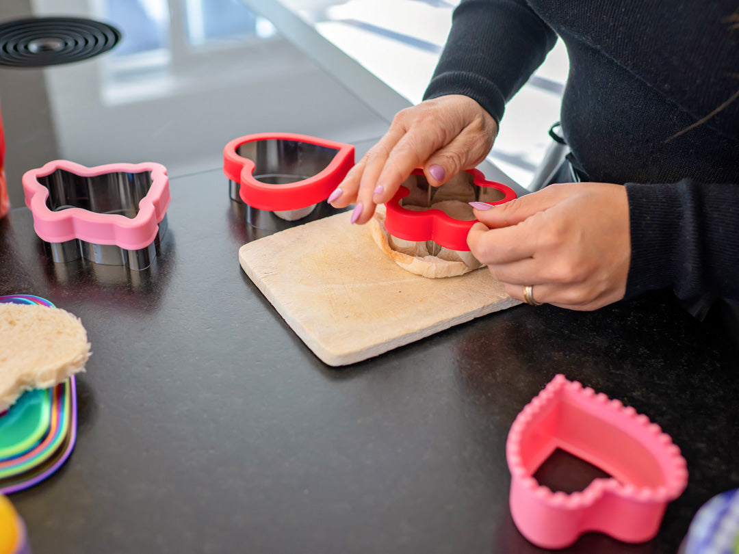 Wykrawacze Lekkabox króliki – zestaw 3 rozmiarów, stal nierdzewna, bezpieczne uchwyty, idealne do owoców, warzyw, kanapek i ciasteczek