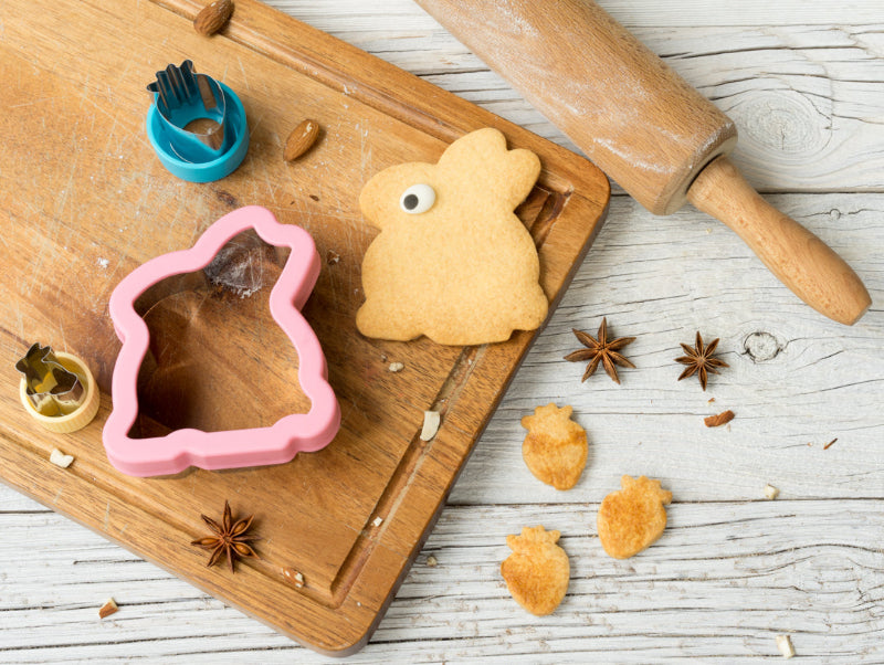 Wykrawacze Lekkabox króliki – zestaw 3 rozmiarów, stal nierdzewna, bezpieczne uchwyty, idealne do owoców, warzyw, kanapek i ciasteczek