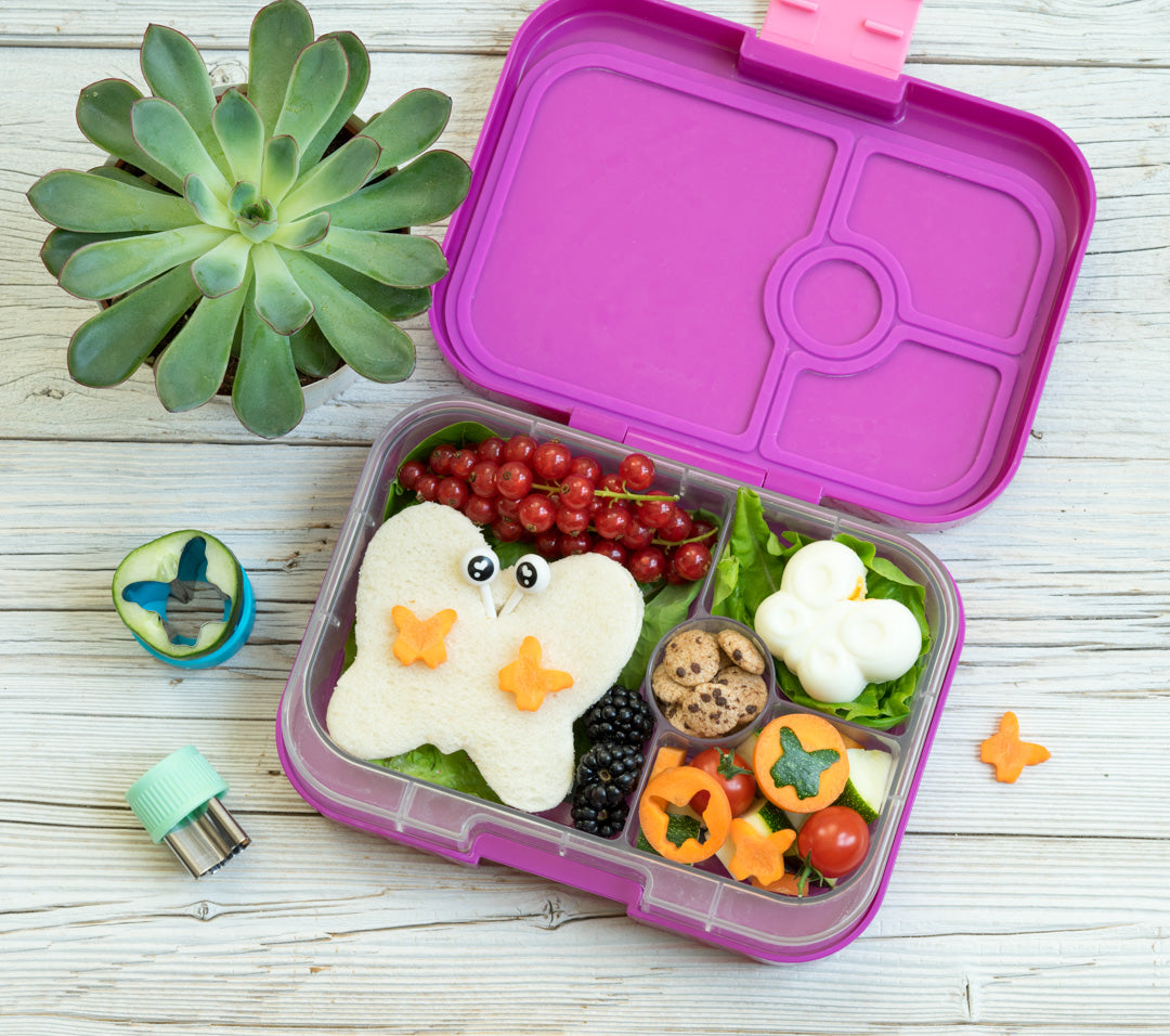 Wykrawacze Lekkabox motyl – zestaw 3 rozmiarów, stal nierdzewna, bezpieczne uchwyty, idealne do owoców, warzyw, kanapek i ciasteczek