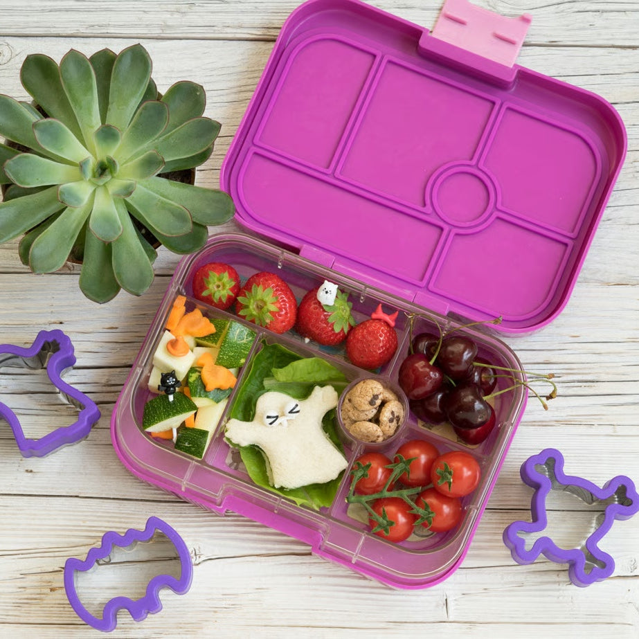 Wykrawacze Lekkabox Halloween – zestaw 3 rozmiarów, stal nierdzewna, bezpieczne uchwyty, idealne do owoców, warzyw, kanapek i ciasteczek