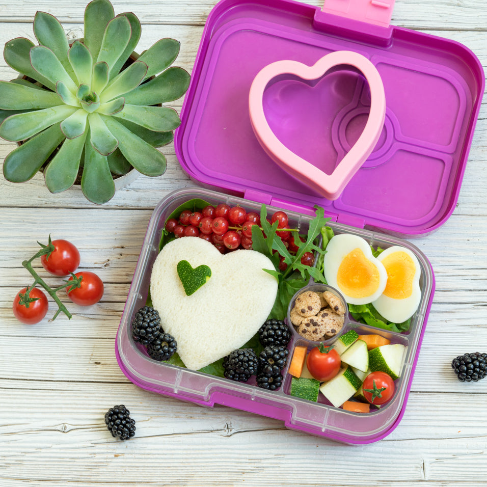 Wykrawacze Lekkabox serduszka – zestaw 3 rozmiarów, stal nierdzewna, bezpieczne uchwyty, idealne do owoców, warzyw, kanapek i ciasteczek