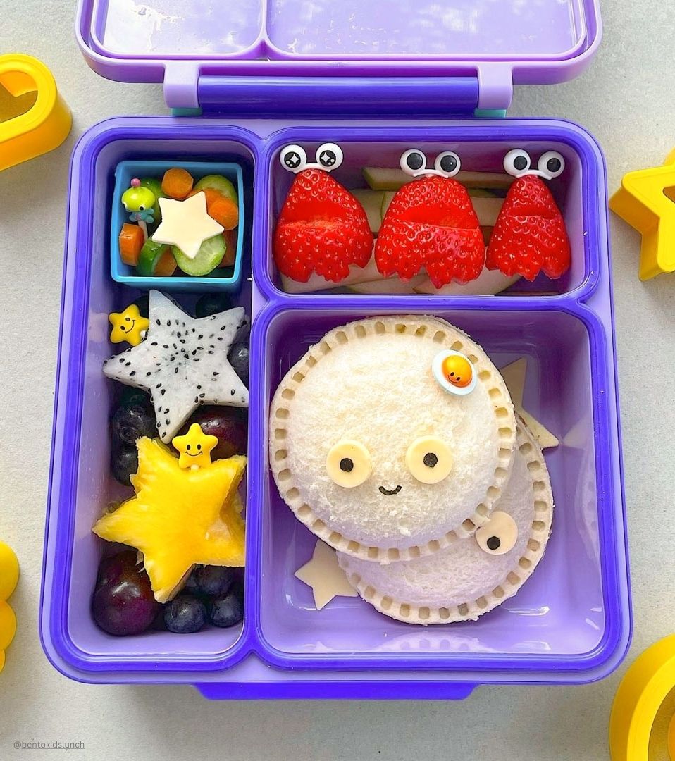 Wykrawacze Lekkabox kółko i kwadrat – zestaw 2 rozmiarów, bezpieczne uchwyty, idealne do owoców, warzyw, kanapek i ciasteczek