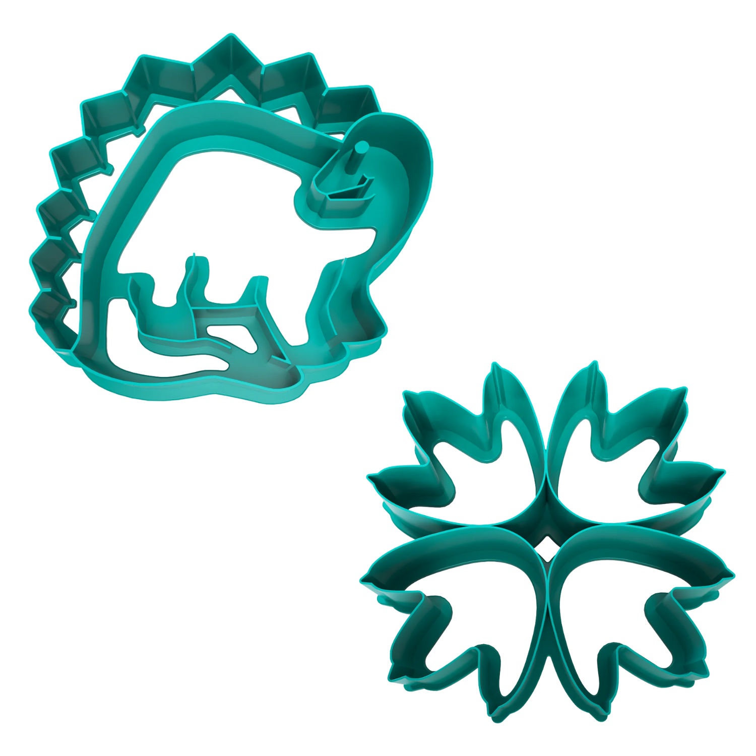 Wykrawacze do kanapek Lunch Punch – ekologiczne, 100% recykling, idealne na szkolne śniadania i pikniki, wzór: dinozaur