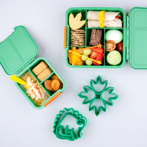 Wykrawacze do kanapek Lunch Punch – ekologiczne, 100% recykling, idealne na szkolne śniadania i pikniki, wzór: dinozaur