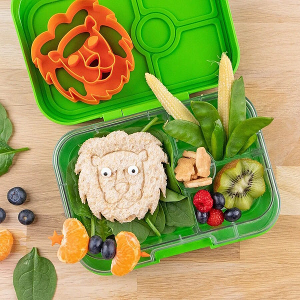 Wykrawacze do kanapek Lunch Punch – ekologiczne, 100% recykling, idealne na szkolne śniadania i pikniki, wzór: lew